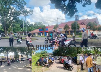 Belum Bayar Pajak, Puluhan Kendaraan Terjaring Razia
