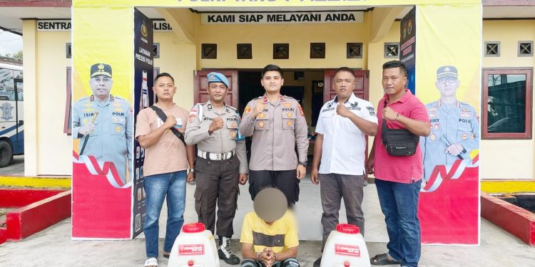 Polsek Prafi Ungkap Kasus Pencurian 39 Tangki Mist Blower Crown