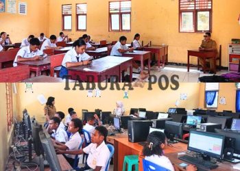 Hari Ini, 298 Siswa SMP Negeri 1 Manokwari Ikuti Ujian Berbasis Komputer