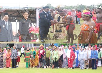 Pakaian Adat Nusantara Warnai Peringatan Hardiknas 2025 di Kabupaten Mansel