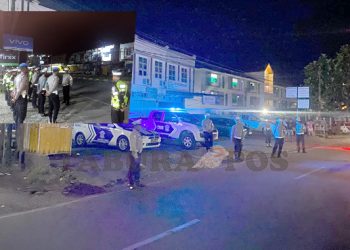 Ditlantas Polda Papua Barat Gelar Blue Light Patrol, Petugas Tidak Temukan Kegiatan Aksi Balap Liar
