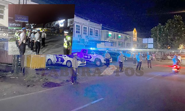 Ditlantas Polda Papua Barat Gelar Blue Light Patrol, Petugas Tidak Temukan Kegiatan Aksi Balap Liar