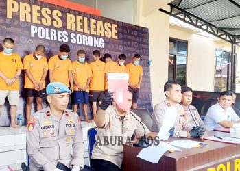 Satresnarkoba Polres Sorong Rilis 3 Kasus Shabu-shabu