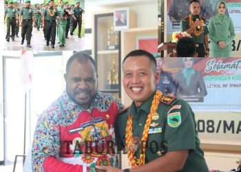 Sambut Dandim 1808/Mansel, Bupati Bernard Ajak Bangun Sinergitas