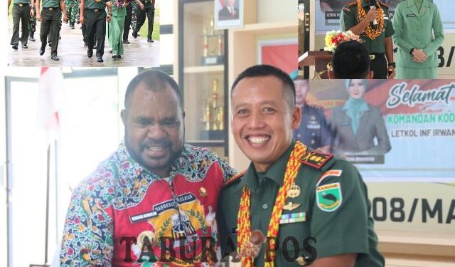 Sambut Dandim 1808/Mansel, Bupati Bernard Ajak Bangun Sinergitas