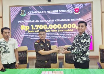 Terdakwa Tipikor DAK di Kabupaten Raja Ampat Kembalikan Rp. 1,7 Miliar