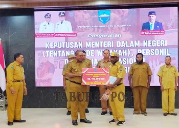 Jumlah Distrik di Kabupaten Manokwari Resmi Bertambah Menjadi 14