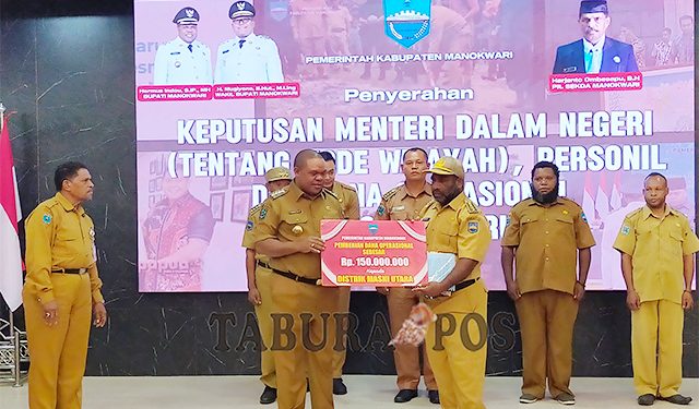Jumlah Distrik di Kabupaten Manokwari Resmi Bertambah Menjadi 14