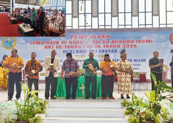 Buka Temu Raya GSM GKI Se-Tanah Papua, Mandacan: Papua Barat Komitmen Bangun Pendidikan Rohani