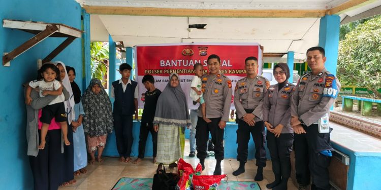 Jelang HUT Bhayangkara ke-79, Polisi di Riau Gelar Bakti Sosial