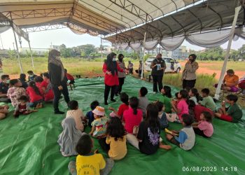 Polda Metro Beri Trauma Healing ke Korban Kebakaran di Penjaringan
