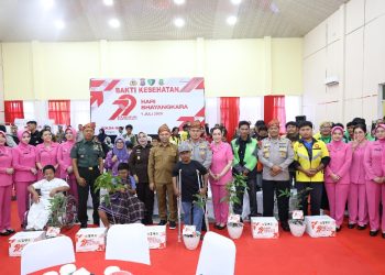 Polda Riau Gelar Bakti Kesehatan Dalam rangka Menyambut HUT Bhayangkara ke-79