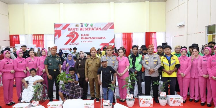 Polda Riau Gelar Bakti Kesehatan Dalam rangka Menyambut HUT Bhayangkara ke-79