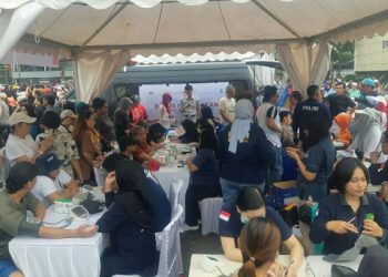 Car Free Day Sambut Hari Bhayangkara ke-79, Polda Sulut Gelar Bakti Kesehatan hingga Dapur Umum