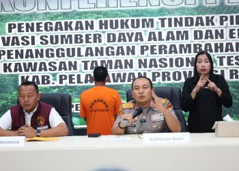 Polda Riau Tangkap Penjual Lahan di Hutan Tesso Nilo