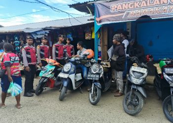 Samapta Polda Papua Barat Intensifkan Patroli Siang Hari Jelang Hari Bhayangkara ke-79