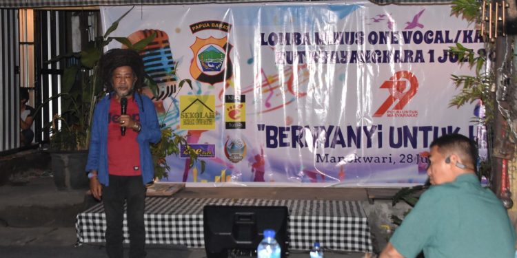 Semarak Hari Bhayangkara ke-79, Polda Papua Barat Gelar Lomba Minus One Vocal/Karaoke