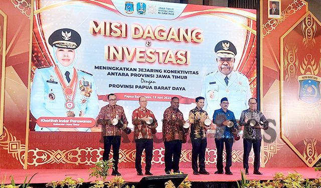 Wujudkan Pertumbuhan  Ekonomi antar Daerah, Pemprov PBD dan Pemprov Jatim Kembali Gelar Misi Dagang