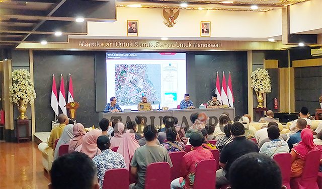 Bupati dan Warga Bahas Pembangunan Tahap II Pasar Sanggeng