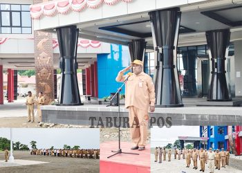 Pimpin Apel Gabungan OPD, Sekda Kawey Sebut Kinerja Para Kabag di Lingkungan Setda Mansel Makin Hancur