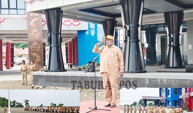 Pimpin Apel Gabungan OPD, Sekda Kawey Sebut Kinerja Para Kabag di Lingkungan Setda Mansel Makin Hancur