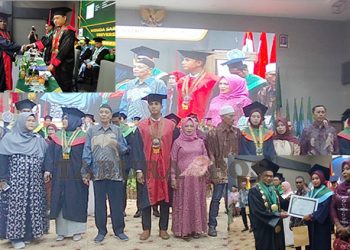 UNAMIN Luluskan 272 Sarjana & 11 Magister Hukum, 9 Lulusan Terbaik Diganjar Penghargaan