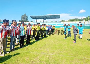 Polda PBD Gelar Turnamen Sepak Bola Libatkan Polres 6 Jajaran