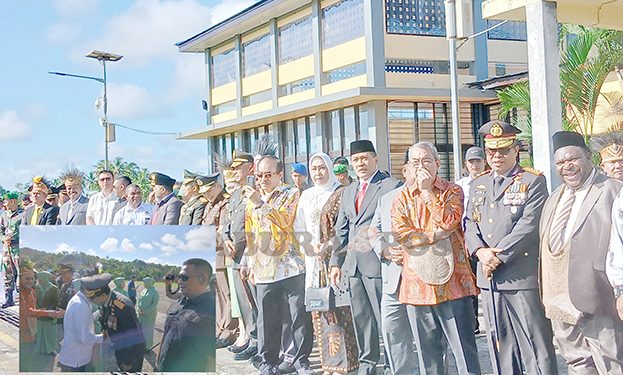Kapolda Papua Barat Turut Menjemput Bahlil Lahadalia