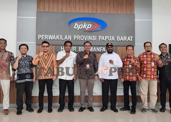 Tingkatkan Koordinasi dan Sinergitas, Bupati Bernard Sambangi Kantor BPKP Perwakilan Provinsi Papua Barat