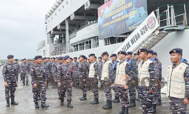 Wujud Kesiapsiagaan & Profesionalisme Prajurit, Koarmada III Gelar Apel Pasukan Penanggulangan Bencana