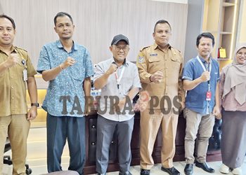 Komisioner KIP Papua Barat Temui Plt. Kepala Inspektorat