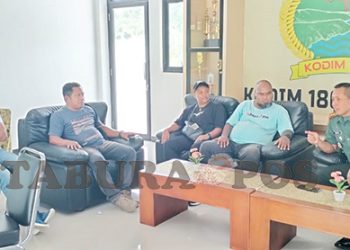 Silahturahmi dengan Wartawan, Dandim 1808 Mansel Ungkap Program Ketahanan Pangan