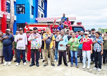 Serahkan Mobil Damkar ke Satpol-PP, Bupati Bernard Pesan Jangan Jadi Provokator