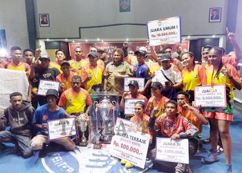 Raih Juara Umum PFM Cup I, Labrax Tambrauw Boxing Camp ‘Bungkus’ Piala Bergilir & Uang Tunai Rp 10 Juta