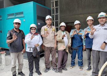 Disnakertrans Uji Kelayakan Genset Milik BI Perwakilan Papua Barat