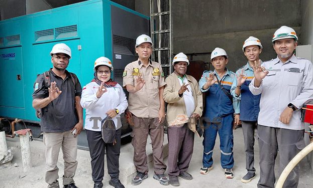 Disnakertrans Uji Kelayakan Genset Milik BI Perwakilan Papua Barat