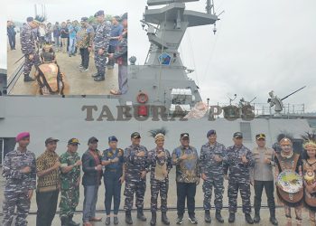 Dua Kapal Perang TNI AL Laksanakan Operasi Trisila Tahun 2025 di Manokwari, Ada Pamaren