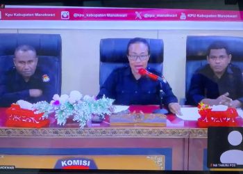 KPU Manokwari Tetapkan Daftar Pemilih Berkelanjutan Triwulan II  2025 Sebanyak 133.902