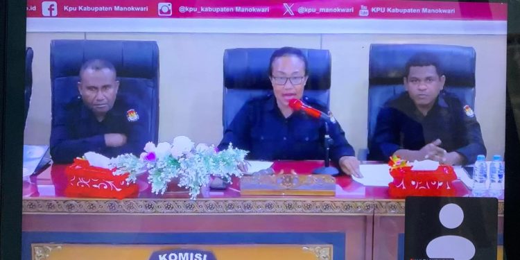KPU Manokwari Tetapkan Daftar Pemilih Berkelanjutan Triwulan II 2025 Sebanyak 133.902