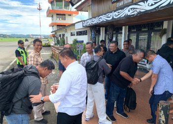 Tim Audit Itwasum Polri Tiba di Manokwari, Disambut Wakapolda dan Pejabat Utama Polda Papua Barat
