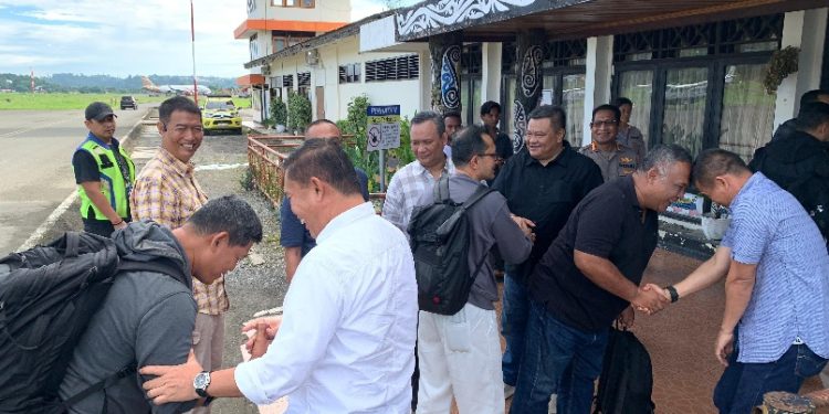Tim Audit Itwasum Polri Tiba di Manokwari, Disambut Wakapolda dan Pejabat Utama Polda Papua Barat