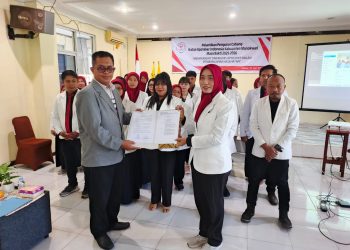 Ketua PC IAI Manokwari Berpantun Usai Dilantik