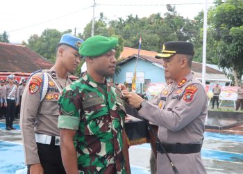 Apel Gelar Pasukan Menandai Dimulainya Operasi Patuh Mansinam 2025 Polres Manokwari Selatan