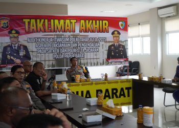 Polda Papua Barat Laksanakan Taklimat Akhir Audit Kinerja Itwasum Polri Tahap II T.A. 2025