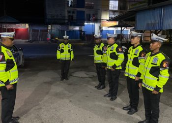 Blue Light Patrol PJR Polda Papua Barat Cegah Aksi Balap Liar di Manokwari