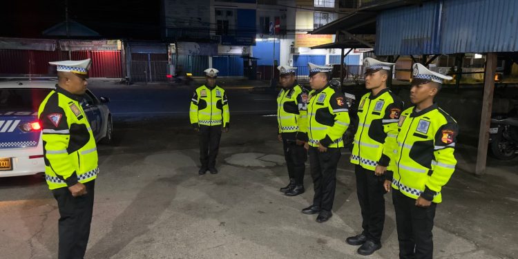 Blue Light Patrol PJR Polda Papua Barat Cegah Aksi Balap Liar di Manokwari