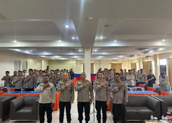 Polda Papua Barat Gelar Rakor Tata Kelola Zoom dan Bimtek Optimalisasi Layanan 110