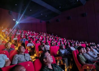 Kodam XVIII Kasuari Nobar Film “Believe”, Penonton Berikan Respon dan Reaksi Beragam