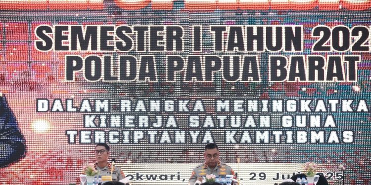 Gelar Operasional Polda Papua Barat Kapolda Apresiasi Strategi Penanganan Kasus dan Program Ketahanan Pangan