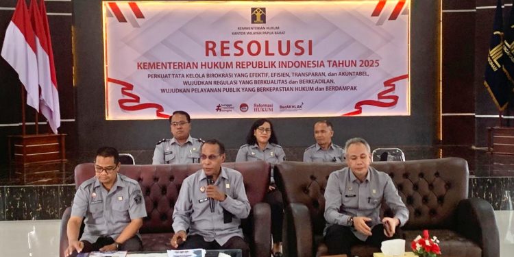 Kakanwil Kemenkum Papua Barat Beberkan Capain Kinerja Triwulan II Tahun 2025